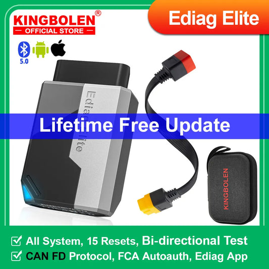 Kingbolen Ediag Elite Car Diagnostic Tool Bi Directional OBD2 Scan