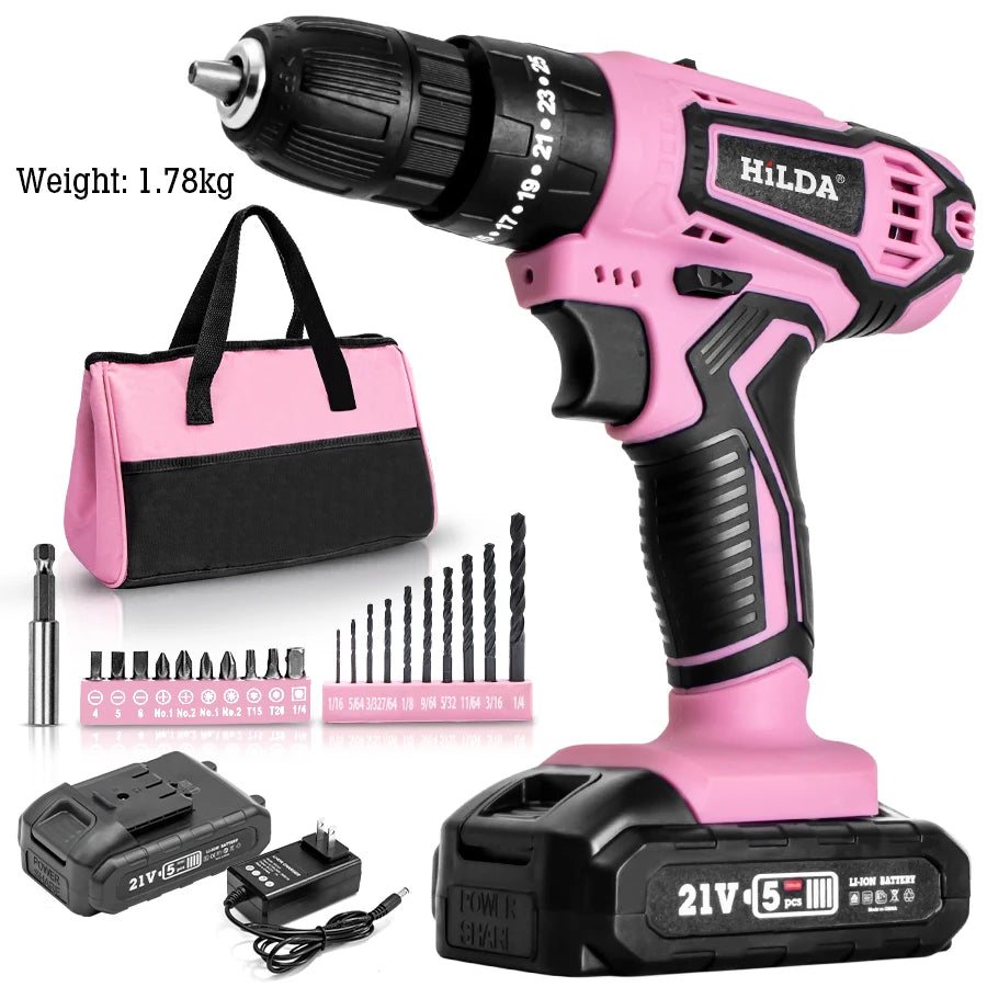 HILDA 21V Cordless Drill Driver