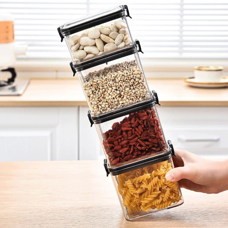 Sealed Jars Kitchen Grain Storage Organizer Moistureproof Acryl