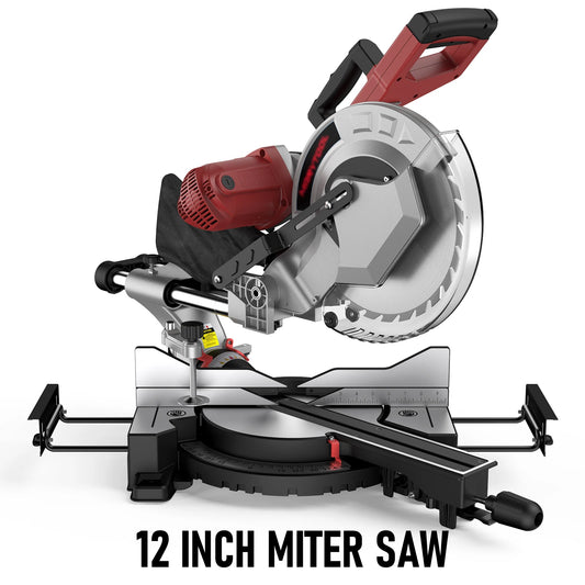 Marvtool Sliding Compound Miter Saw Dual-Bevel Cutting Machine