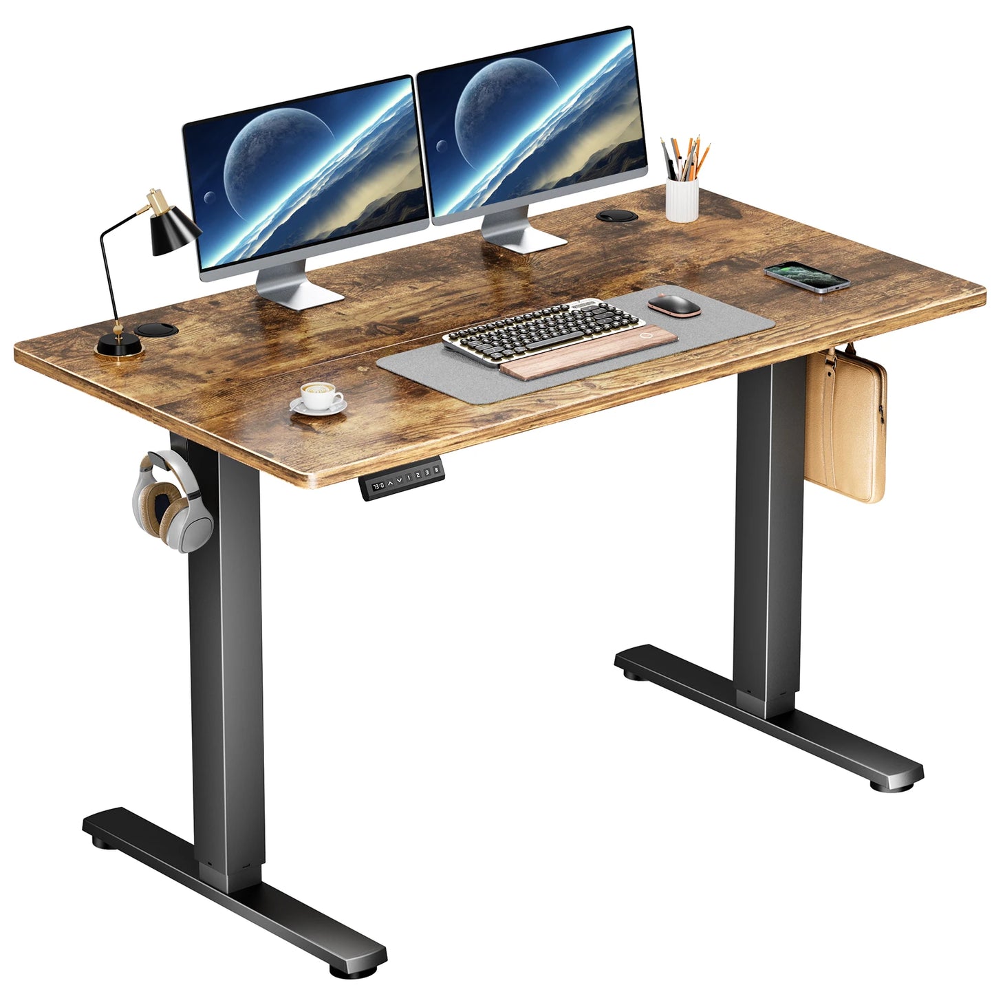 JHK Electric Standing Desk Height Adjustable Ergonomic Office Worktable