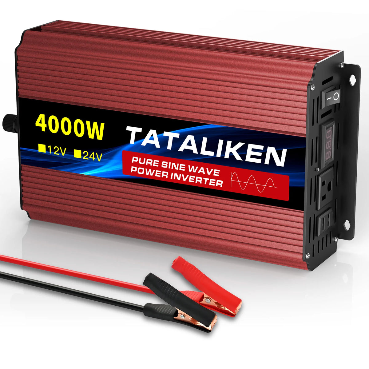 Tataliken Pure Sine Wave Power Inverter Voltage Converter