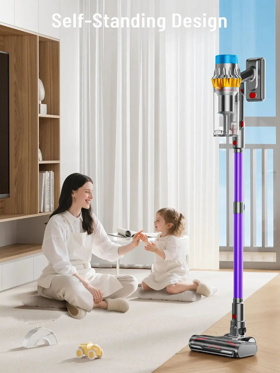 VAKERR X15 Pro 650W Cordless Vacuum Cleaner Pet Hair Suction