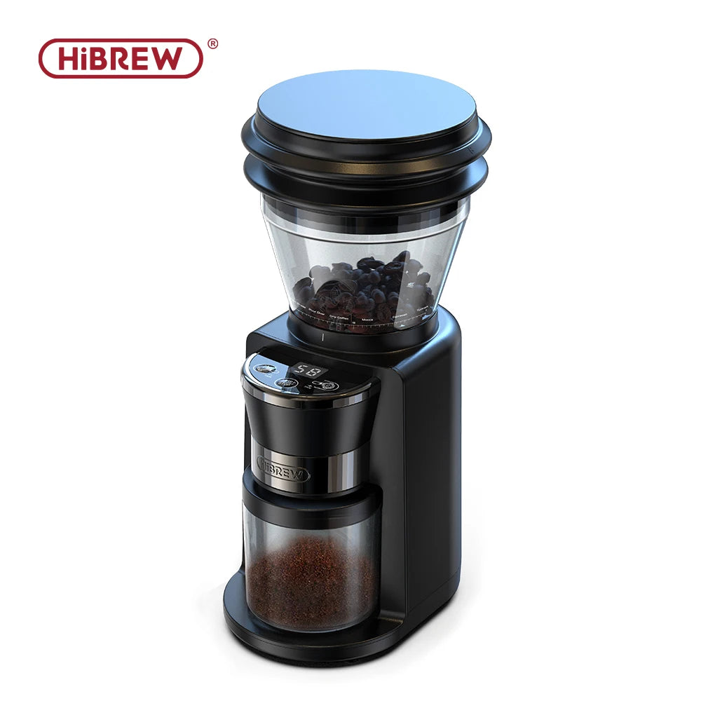HiBrew Automatic Burr Electric Coffee Grinder With 34 Settings
