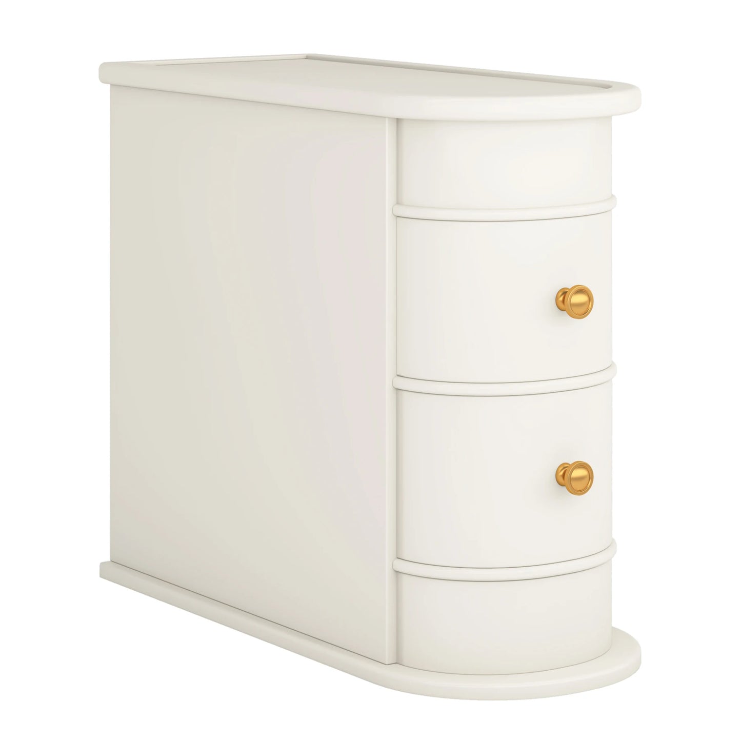Tribesigns Modern Solid Wood Side Table With Storage Drawer