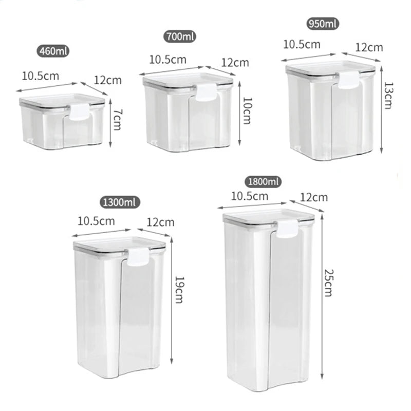 Sealed Jars Kitchen Grain Storage Organizer Moistureproof Acryl