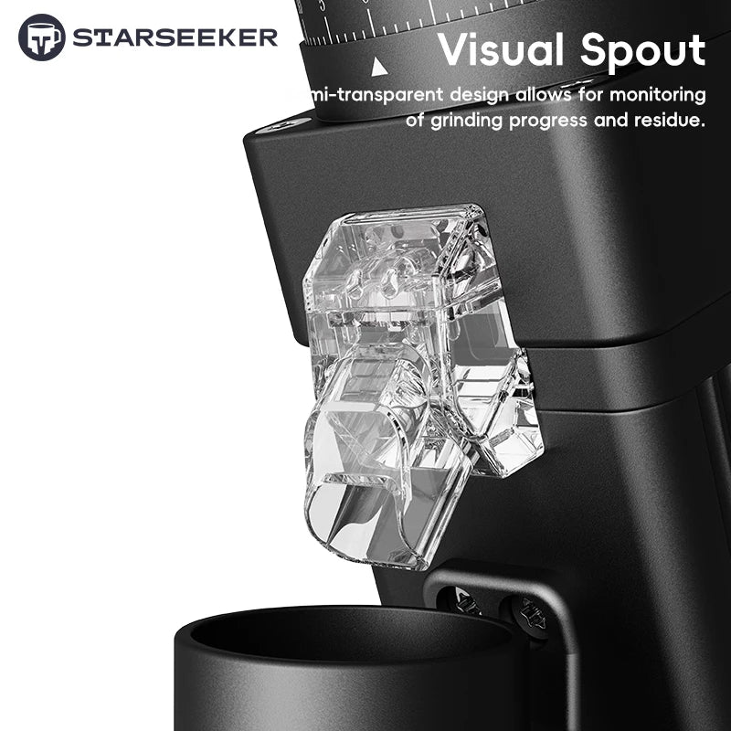 Starseeker E55Pro Electric Coffee Grinder With Stepless Fineness Adjustment