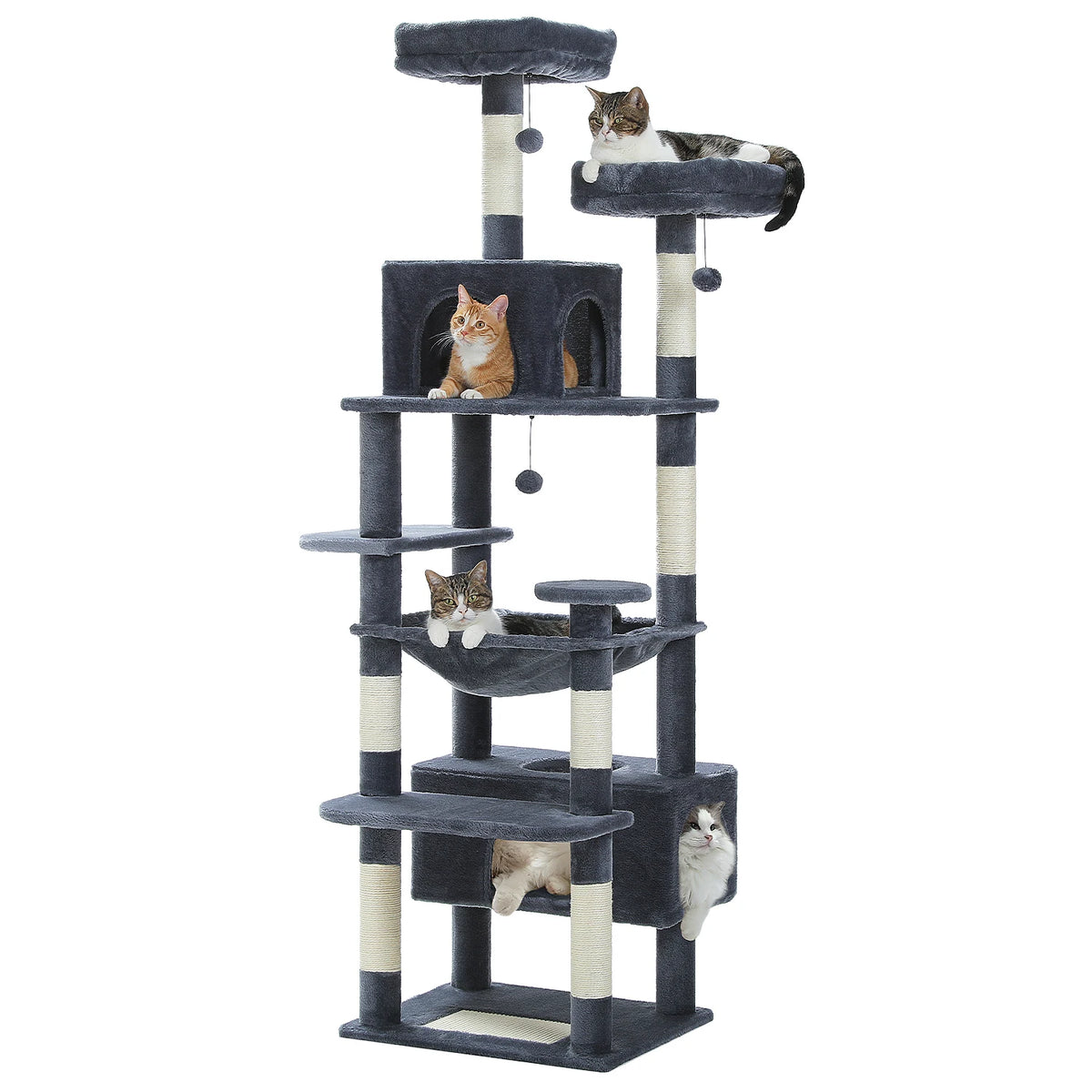 PAWZ Road Cat Tree Tower Sisal Posts Hammock and Condos