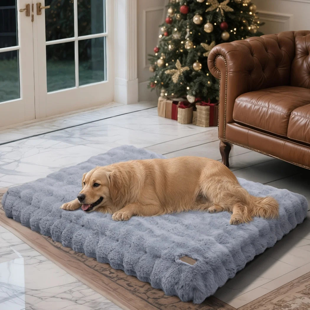 BORWART Ultra Plush Washable Dog Bed Cushion With Removable Cover