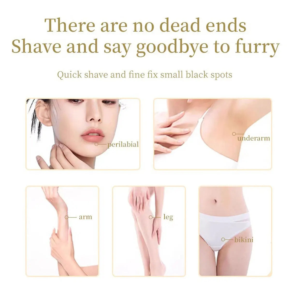 Dual-Head Rechargeable Epilator For Women Wet And Dry Use