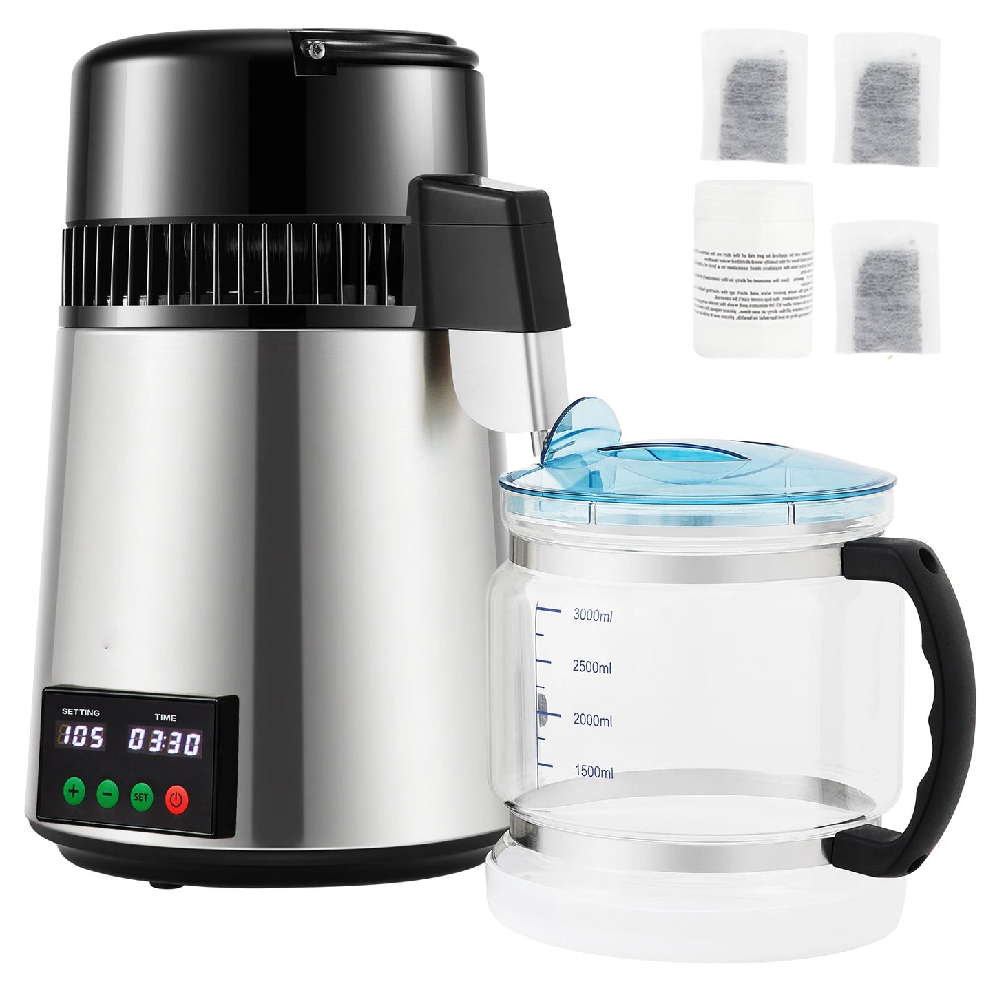 SucceBuy Touch Screen Water Distiller For Home Drinking Water