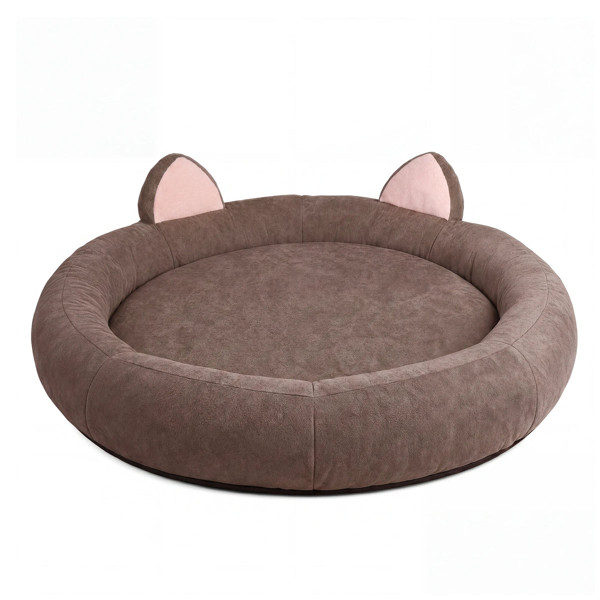 Orthopedic Memory Foam Dog Bed With Supportive Bolster