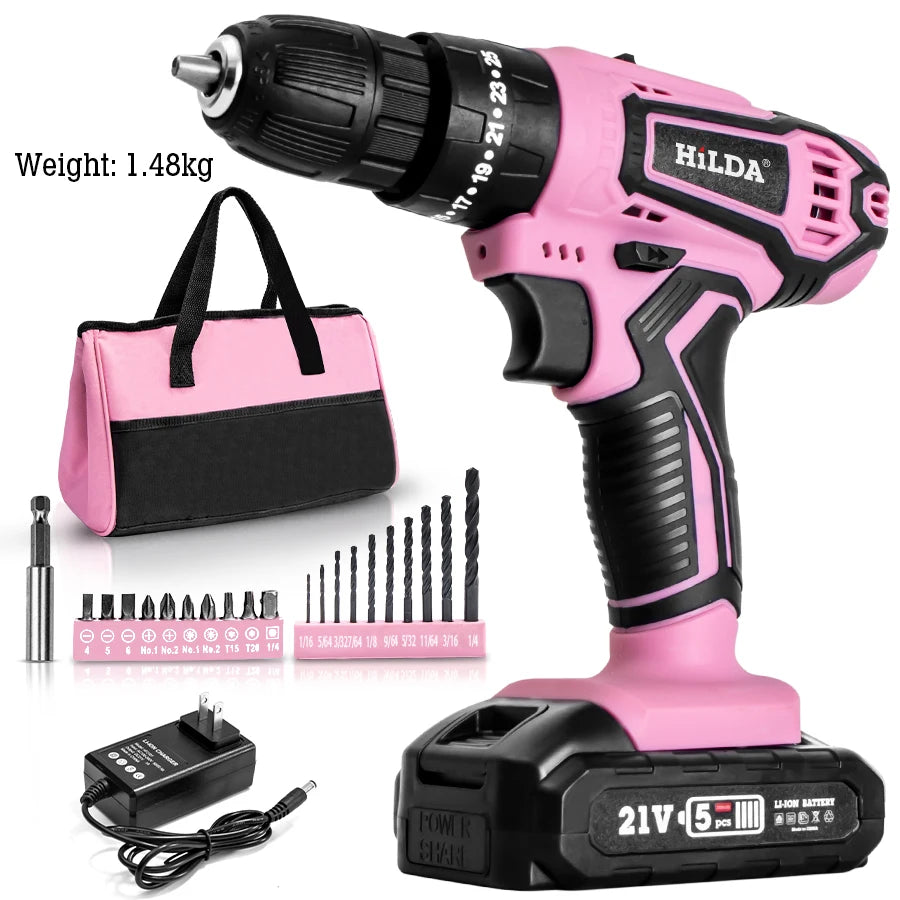 HILDA 21V Cordless Drill Driver