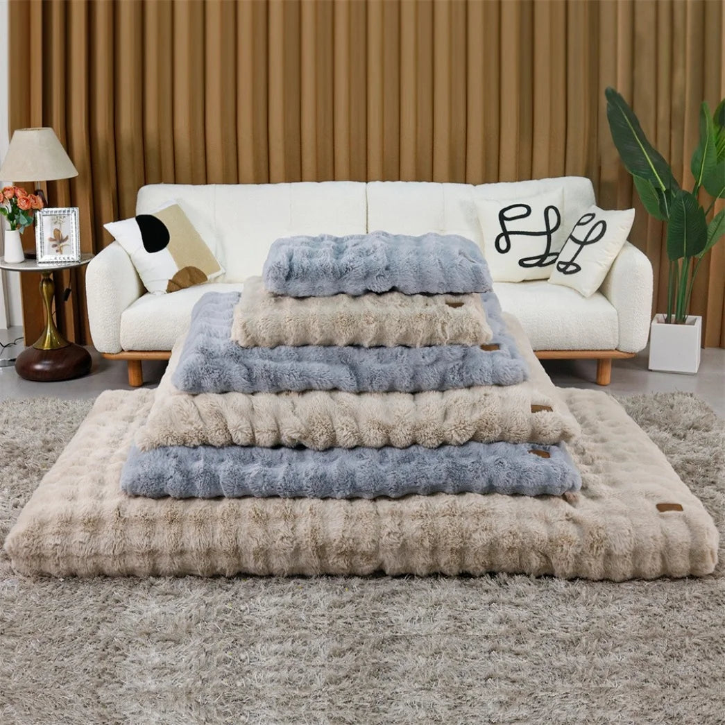 BORWART Ultra Plush Washable Dog Bed Cushion With Removable Cover