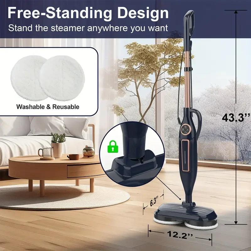 Devoac VM6 Scrubbing Steam Mop for Hardwood and Laminate