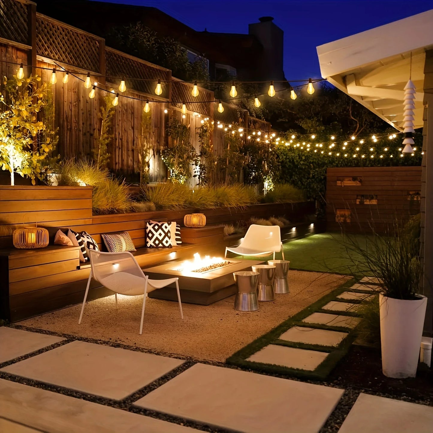 LED Outdoor String Lights ST38 Patio Waterproof IP65