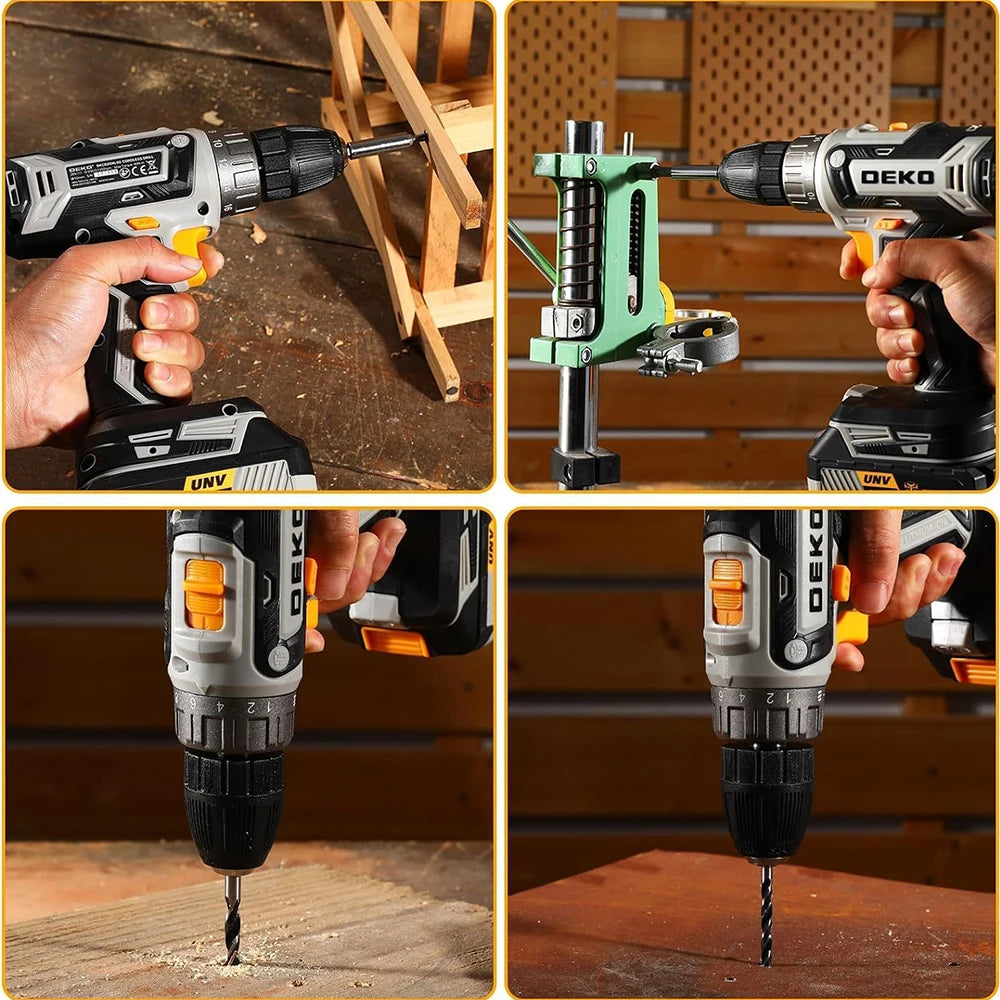 Deko 20V Cordless Drill Driver Kit With Charger Battery