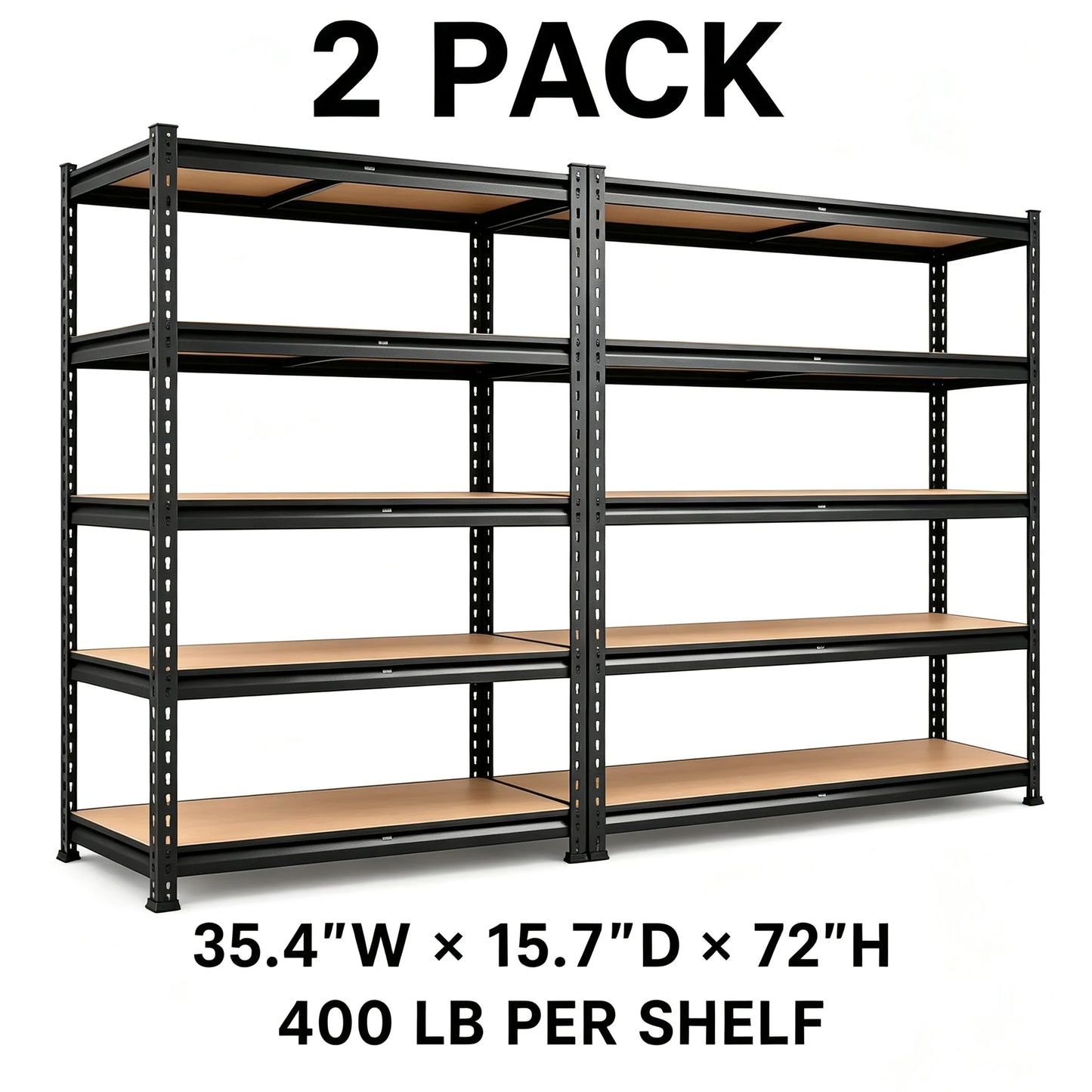 Heavy Duty Metal Rack Adjustable Utility Shelves For Home Storage