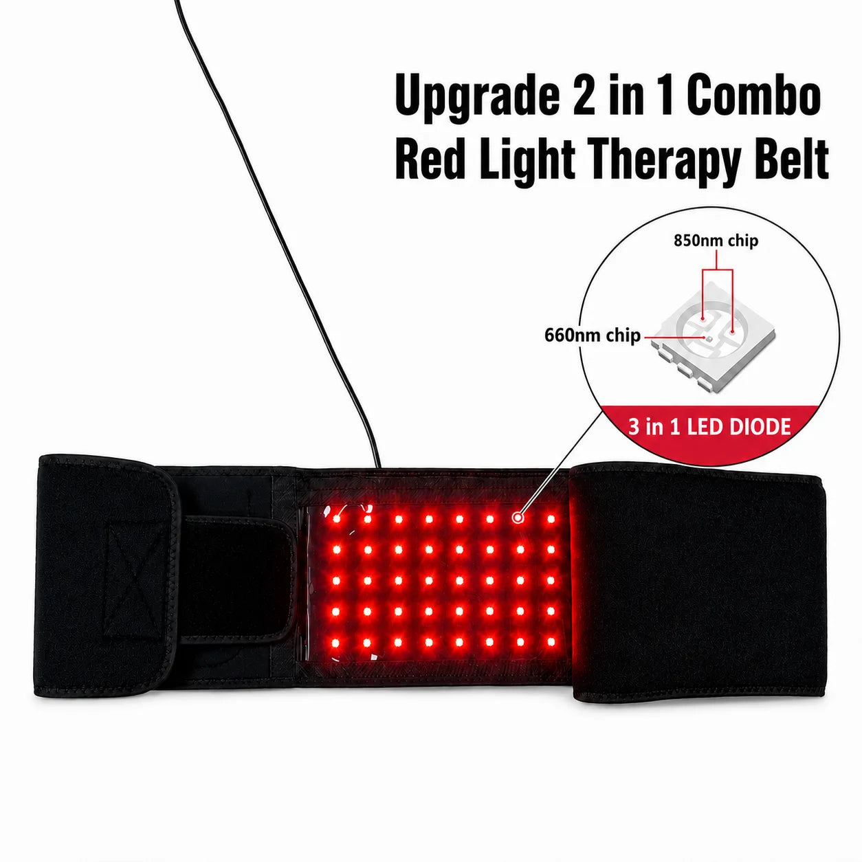 Red Light Therapy Belt For Muscle Recovery And Better Circulation