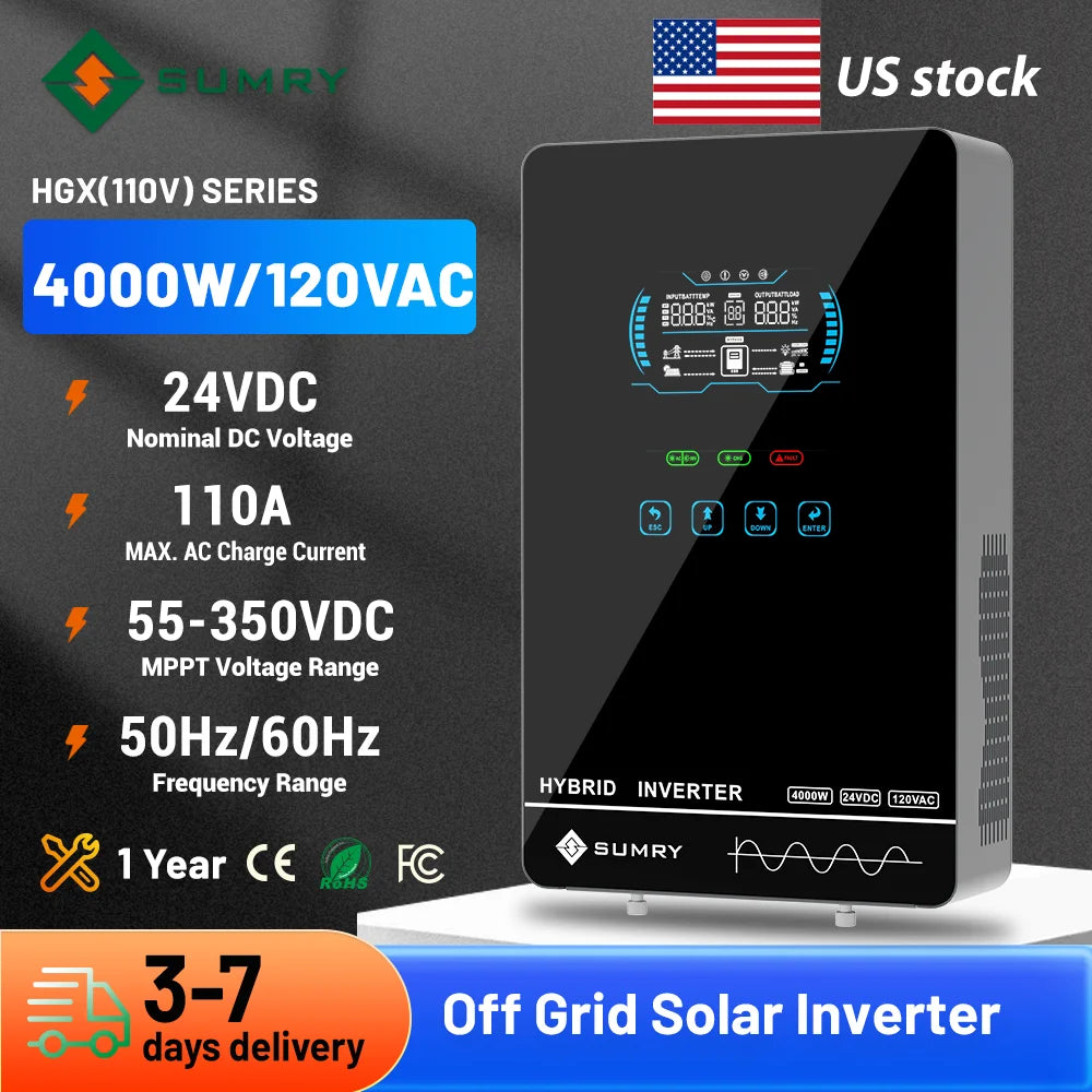 Sumry Hybrid Solar Inverter With Integrated MPPT Charger