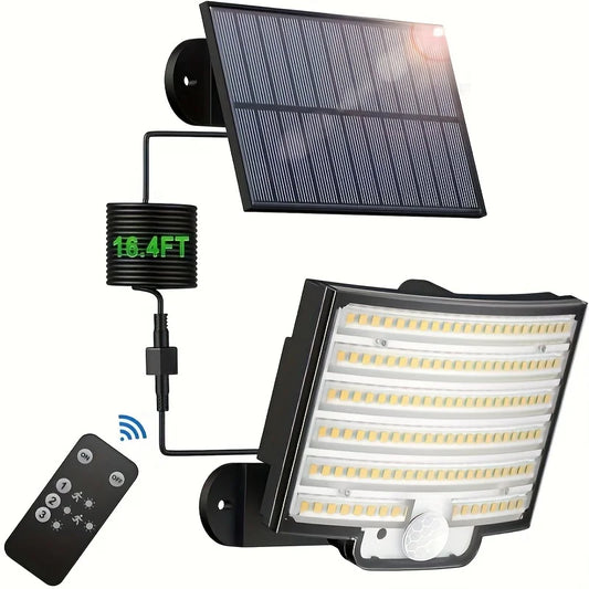 SZRSTH Solar Outdoor LED Motion Sensor Light With Remote