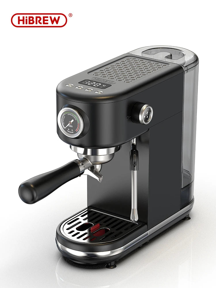 HiBREW H10B Semi Automatic Espresso Machine With Adjustable Temperature