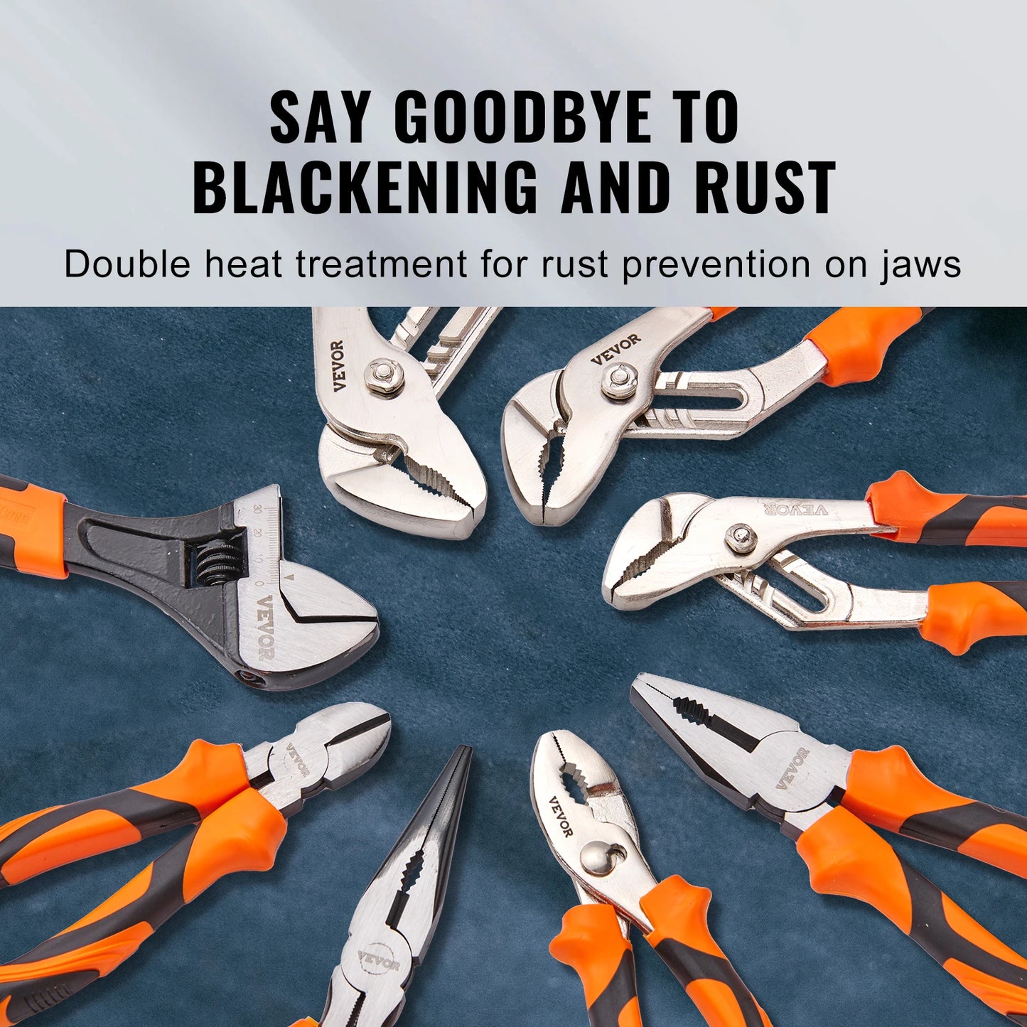 SucceBuy Premium High Carbon Steel Multipurpose Pliers Set Kit