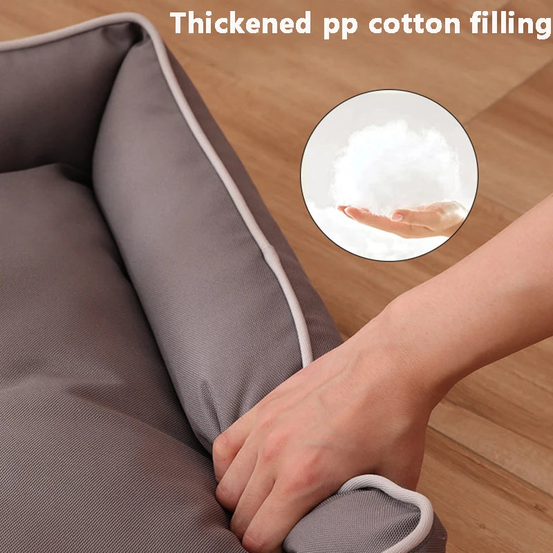 Square Dog Bed For Pets Waterproof Bite Resistant