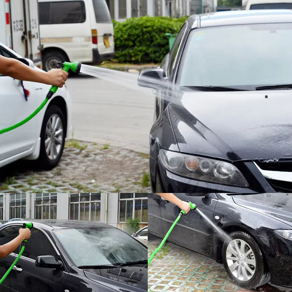 Expandable Magic Hose With 7 Functions Sprayer For Garden