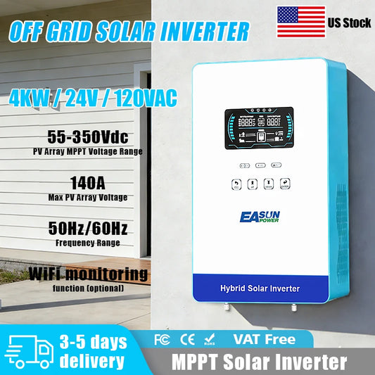 EASUN POWER Pure Sine Wave Hybrid Solar Inverter With MPPT