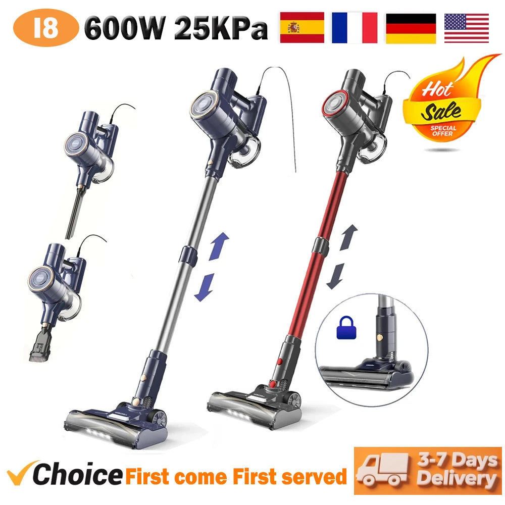 INSE I8 Corded Vacuum Cleaner 6 In 1 Lightweight Handheld