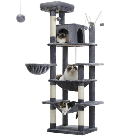 PAWZ Road Multi-Level Cat Tree With Scratching Posts And Perches