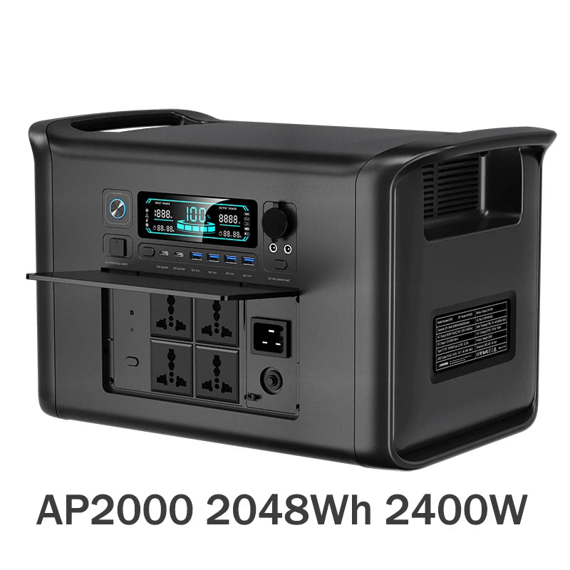 Ctolity 2400W Portable Power Station 2000Wh LiFePO4 Pure Sine Wave