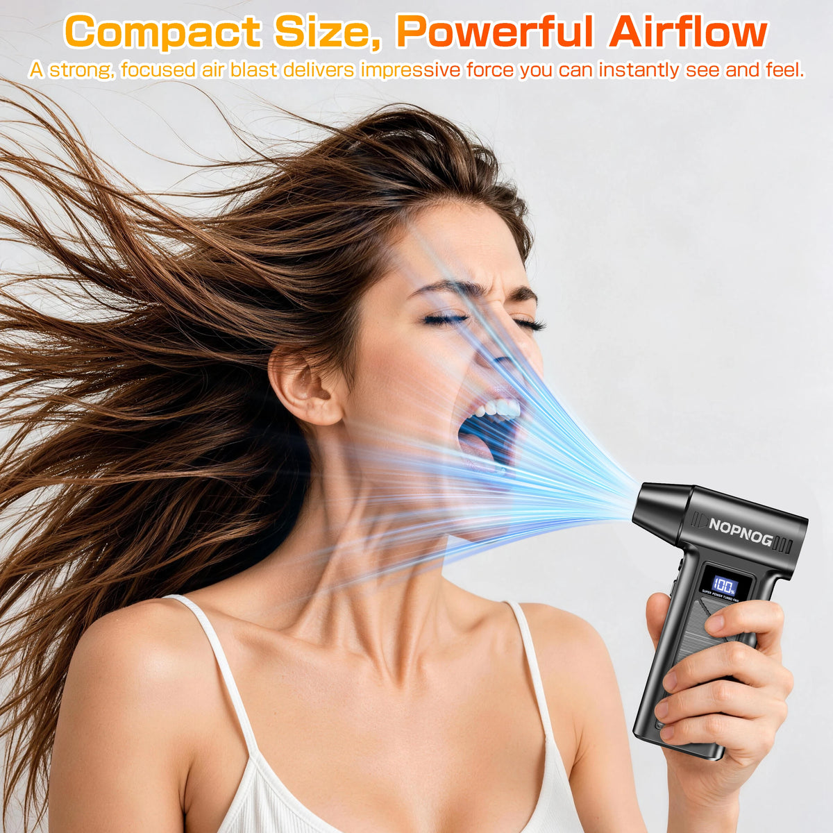Portable Turbo Jet Blower Air Duster for Cars and Electronics