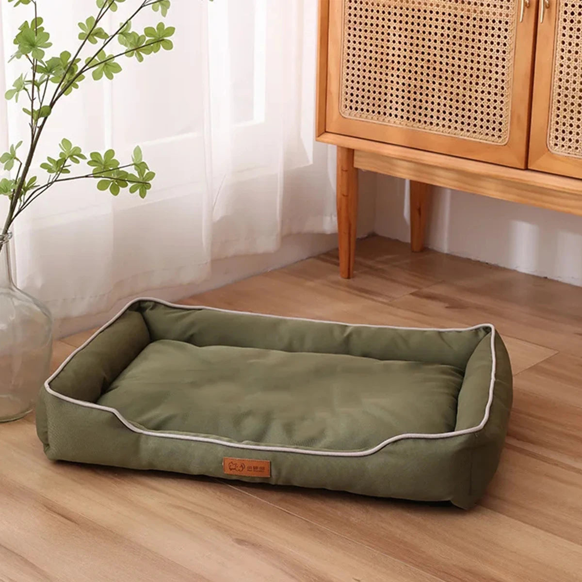 Square Dog Bed For Pets Waterproof Bite Resistant