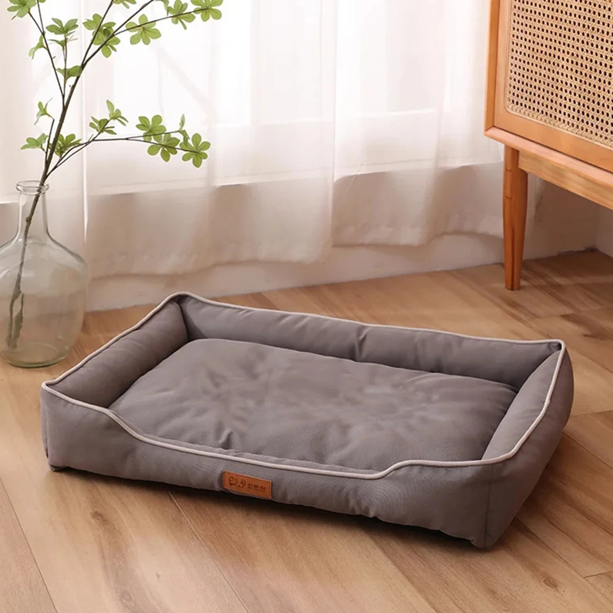 Square Dog Bed For Pets Waterproof Bite Resistant