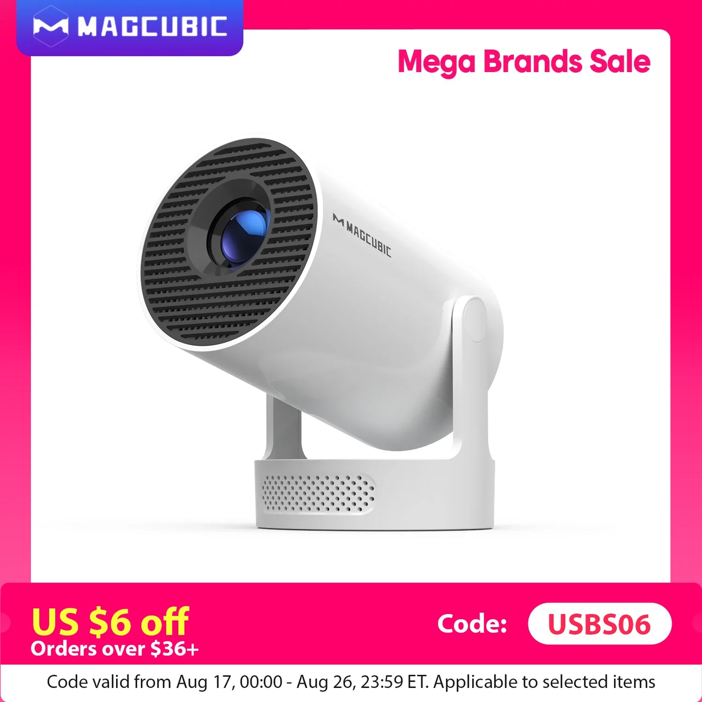 Magcubic HY300 Pro Wireless Projector With Android 14 System