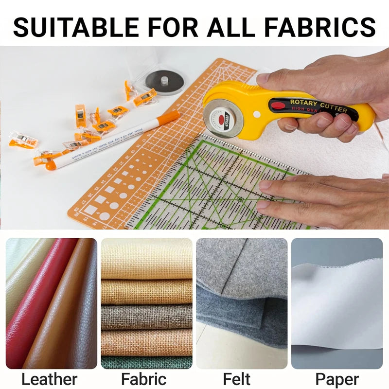 Professional Rotary Cutter And Cutting Board Sewing Set