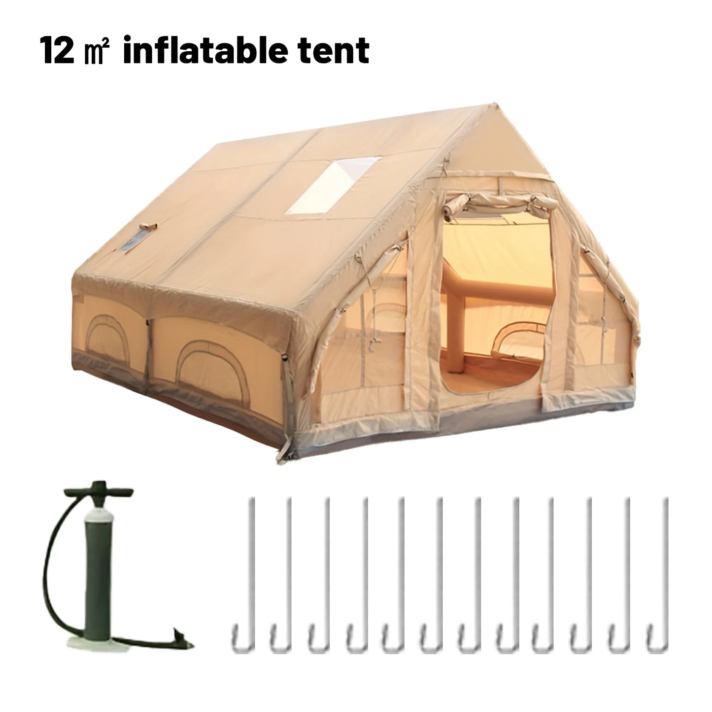 Pakicetus Inflatable Camping Tents for Family Outdoor Adventure