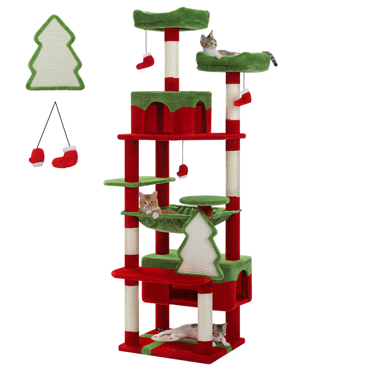 PAWZ Road Cat Tree Tower Sisal Posts Hammock and Condos