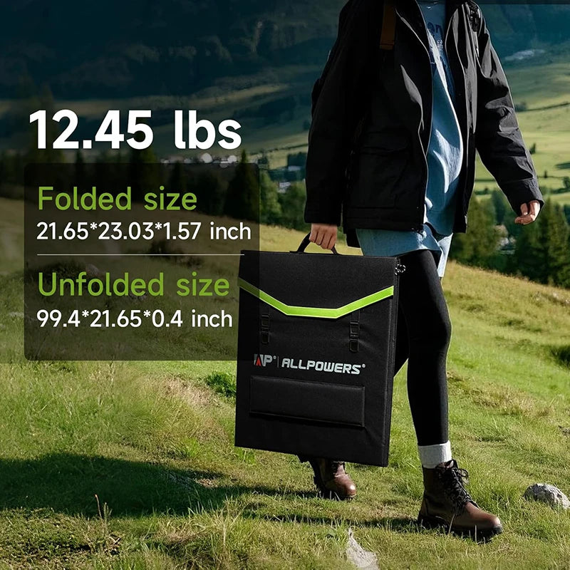 ALLPOWERS Foldable Solar Panel Charger for Power Stations