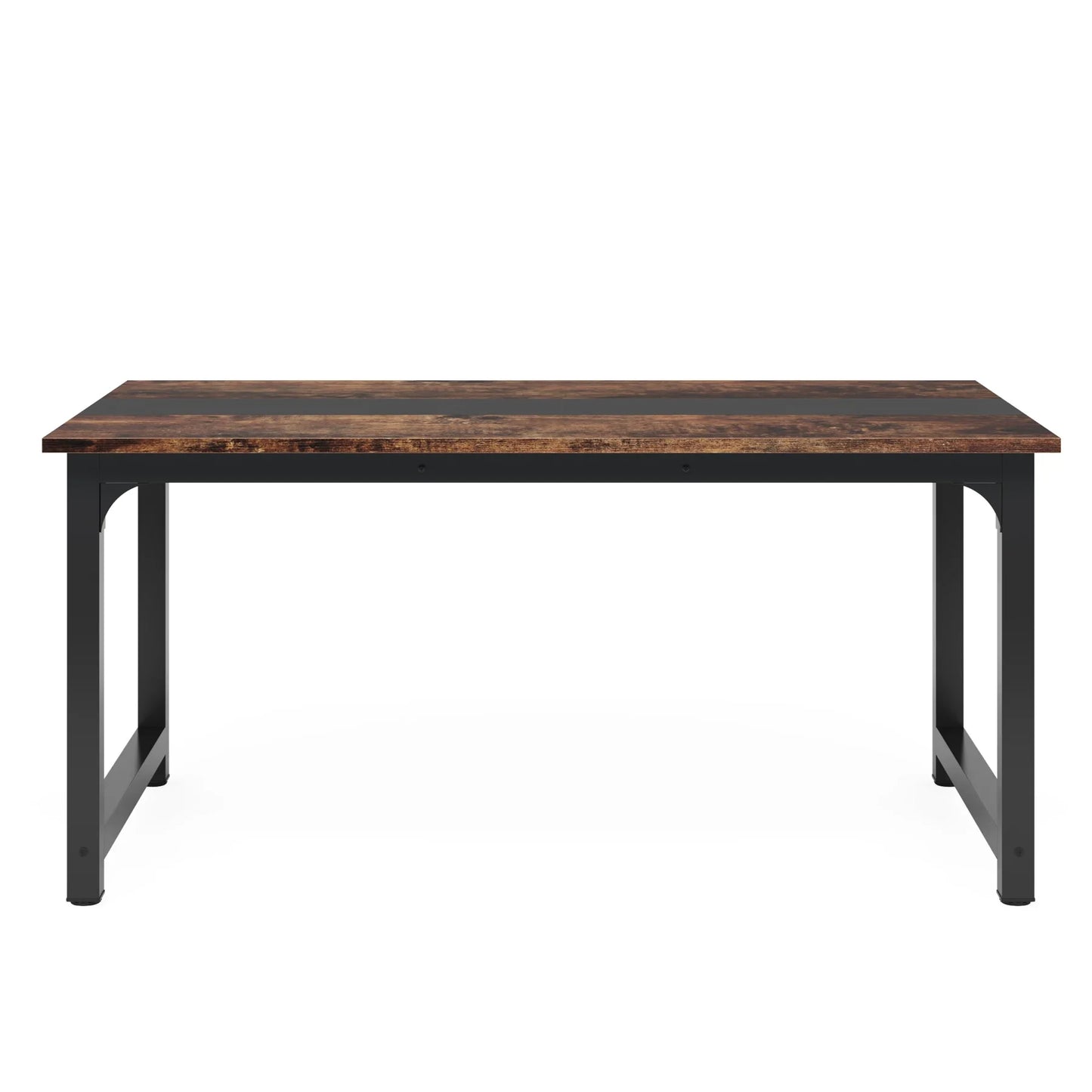 Tribesigns Industrial Wooden Dining Table For Home Kitchen Furniture