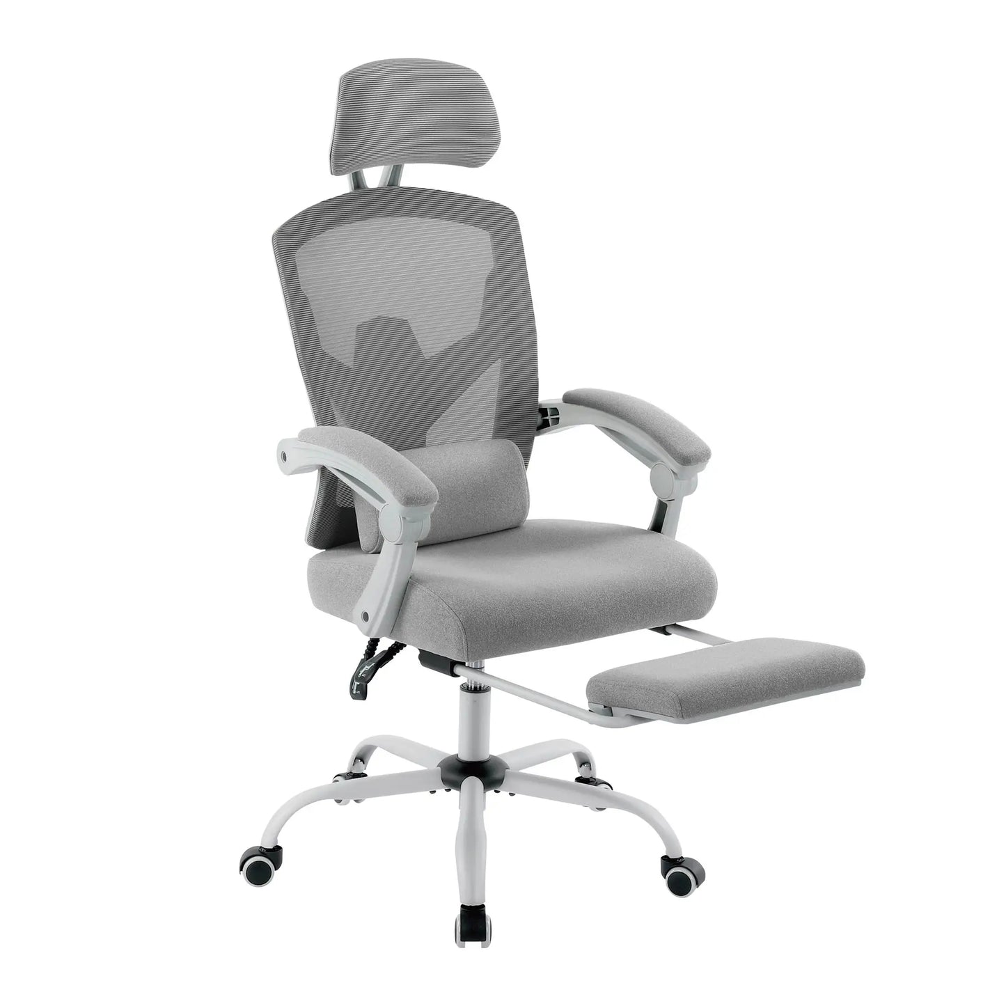 JHK Ergonomic Mesh Reclining Swivel Chair With Lumbar Support