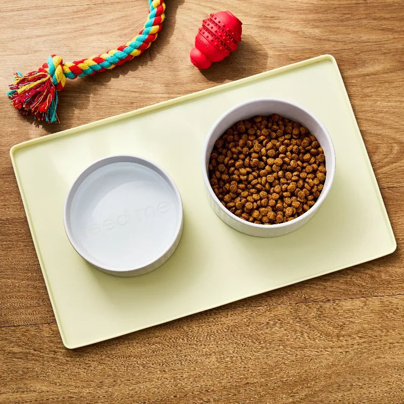 Silicone Pet Feeding Mat for Cleaner, More Organized Mealtimes