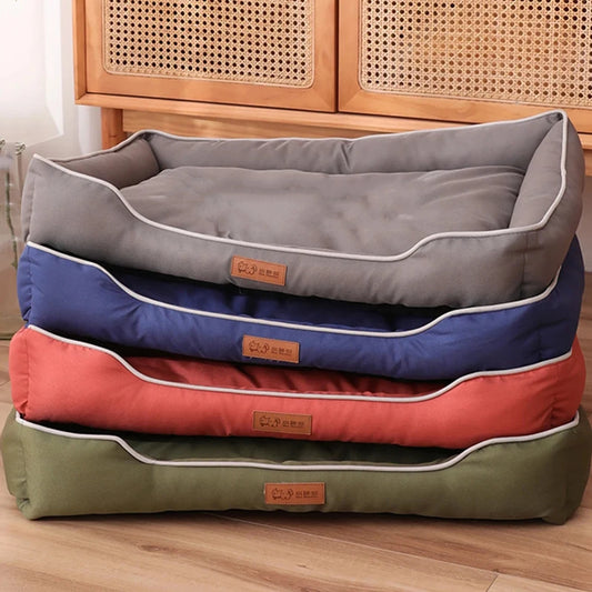 Square Dog Bed For Pets Waterproof Bite Resistant