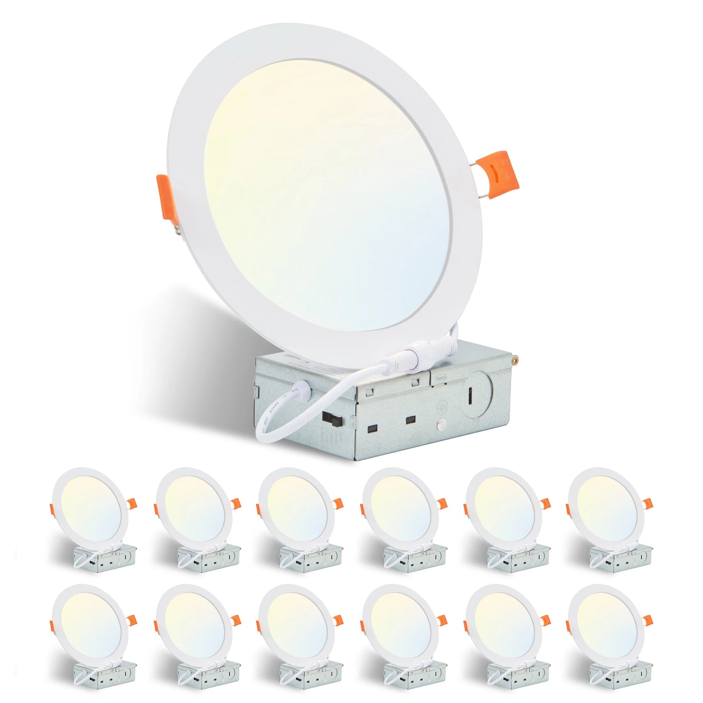 ARLGSITE Dimmable LED Recessed Ceiling Downlights With Junction Box