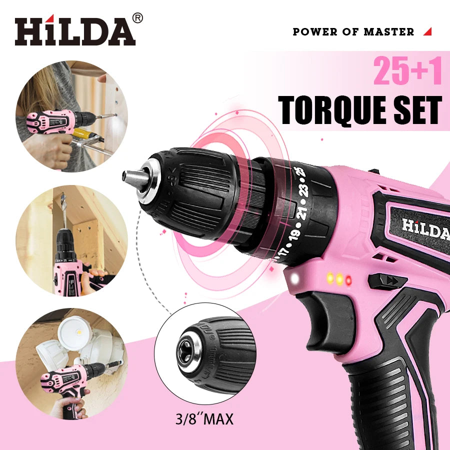 HILDA 21V Cordless Drill Driver