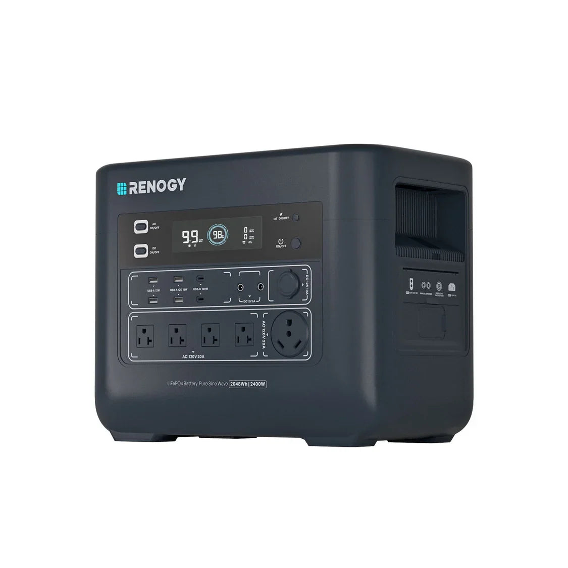 Renogy Portable Power Station With LiFePO4 Battery And Solar Charging