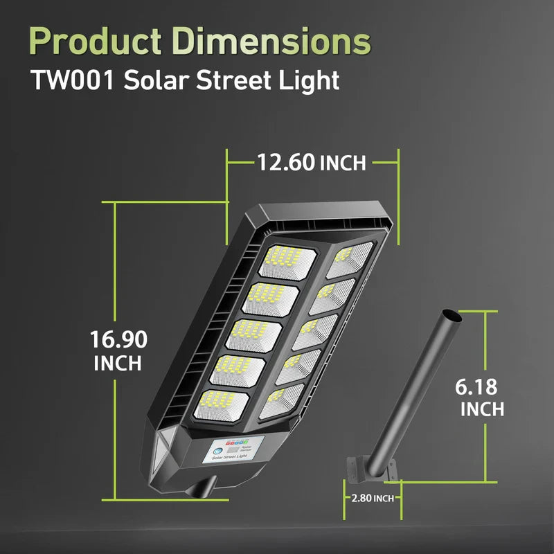 Solar LED Flood Light With Motion Sensor And Remote Control