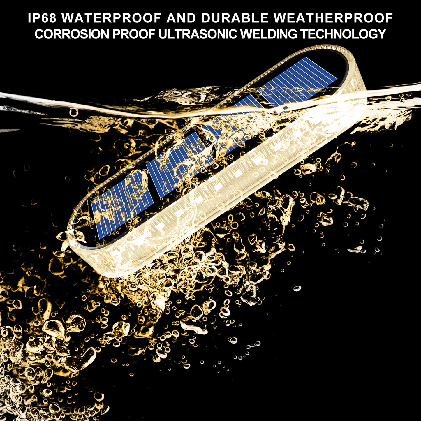 Premium Solar Deck Steps IP68 Waterproof Anti Pressure Auto Lighting